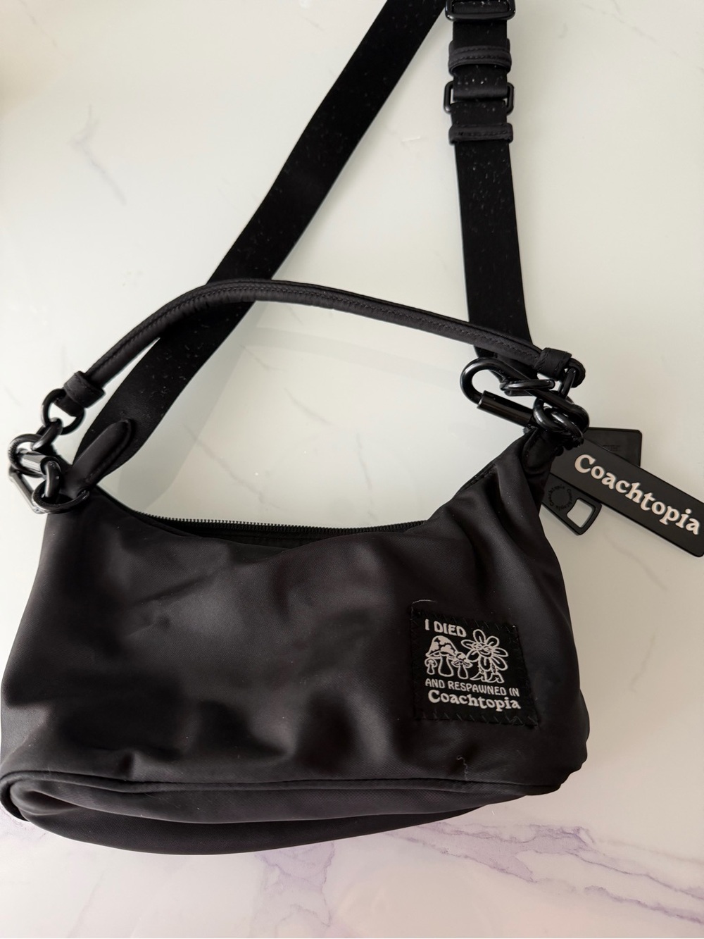 Coach Black Shoulder Bag - Coachtopia